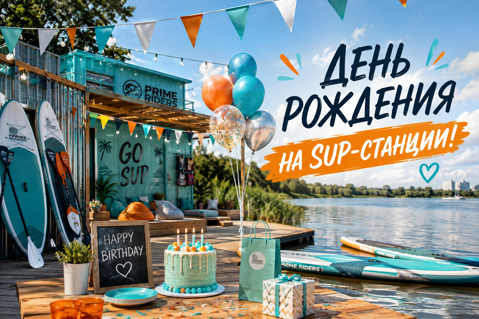 День рождения на Sup-станции!