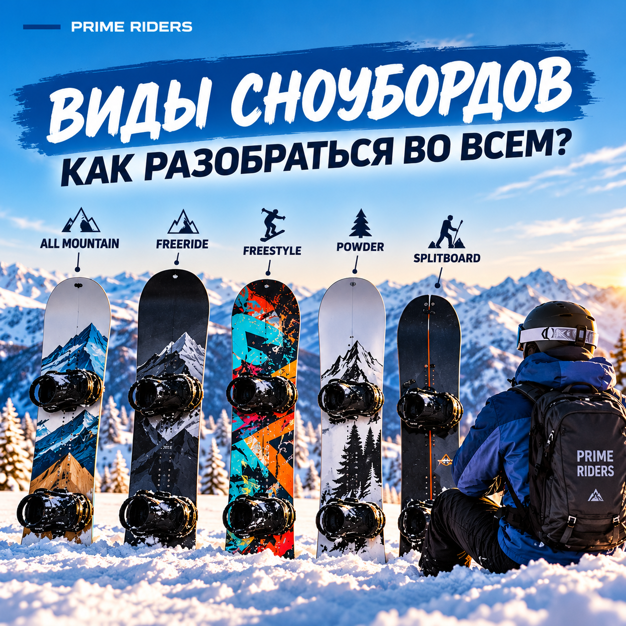 Виды сноубордов. Как разобраться во всем?